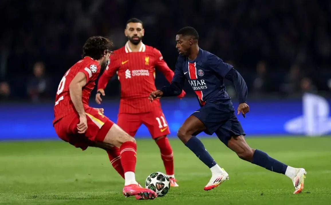 巴黎圣日耳曼惨败利物浦，早早结束欧冠征程